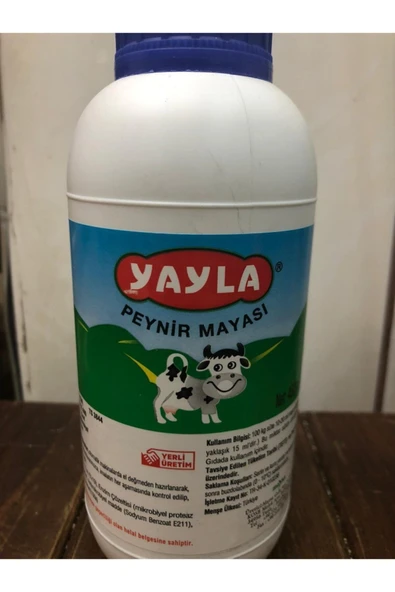 Yayla Peynir Mayası 450 ml
