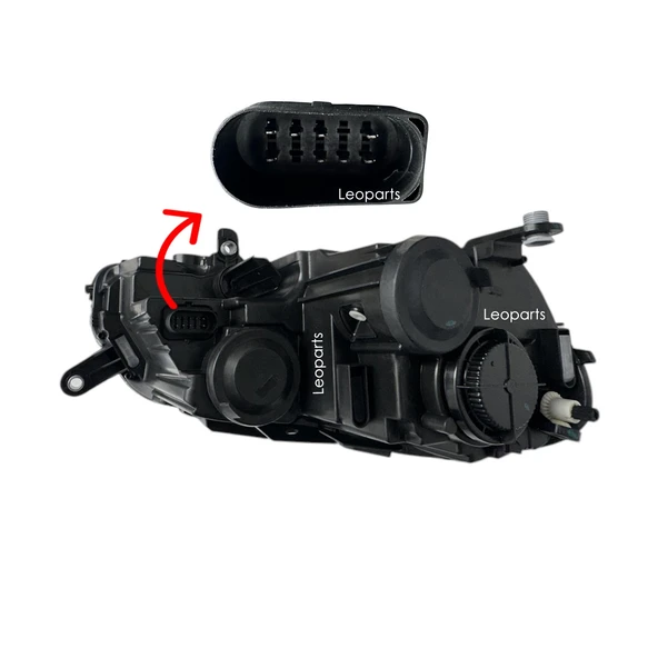LEOPARTS Volkswagen Passat B7 Far Lambası Sol (Halojen) 2011-2014 3AB941005 - 2