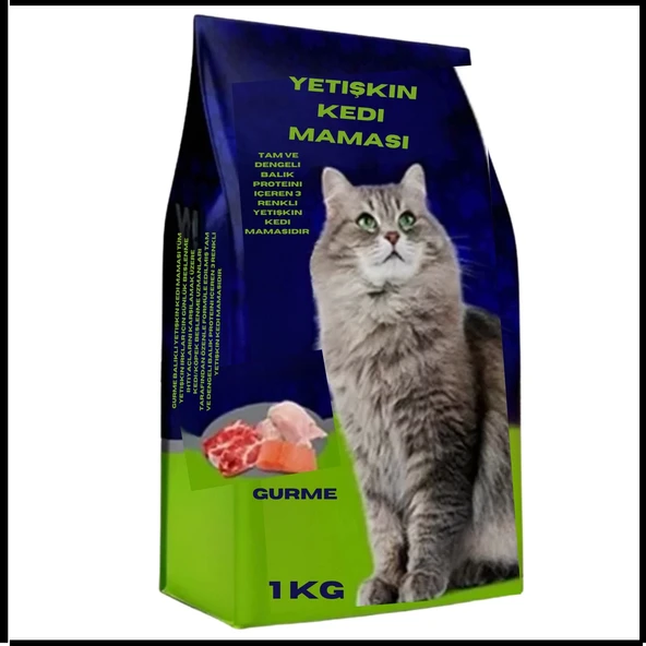 Uyguna-Yakala Yetişkin Kedi Maması Gurme 1 Kg-MA.018