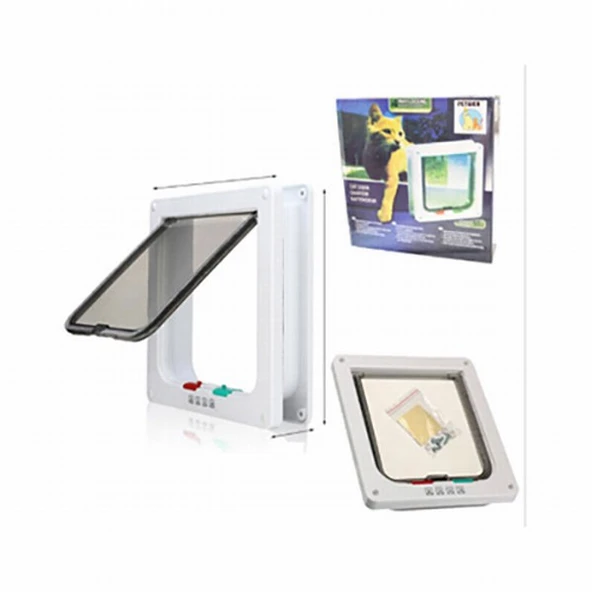 EuroCat 4 Yollu Kedi Kapısı 19x20x5,5 Cm