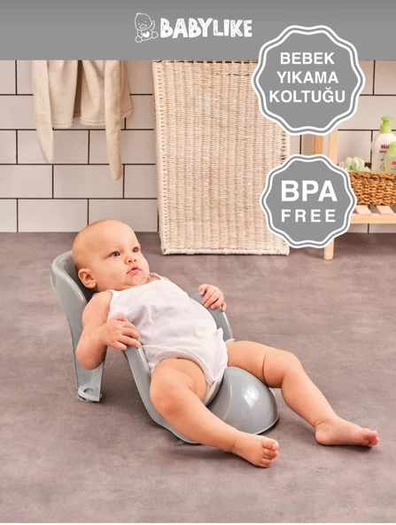 PRATİK KULLANIM BPA FREE BEBEK YIKAMA KOLTUGU
