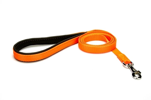 Doggie Comfort Köpek Gezdirme Kayışı 1,5*160cm Turuncu - 2