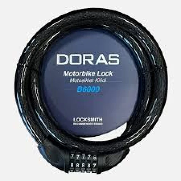 Motosiklet Kilidi Şifreli 120 Cm B6000