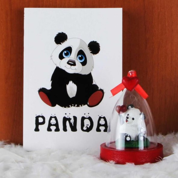 Panda Fanus Biblo Panda Defter Hediye Seti