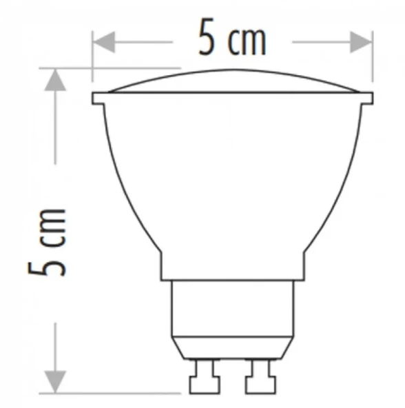 CATA Çanak Led Spot Ampul 7W GU10 3000K Günışığı (Starter Duylu) - 5