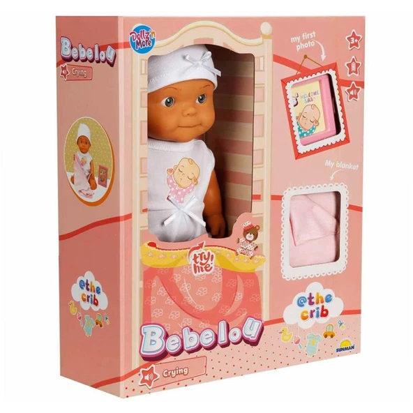 Nessiworld 5683 Bebelou Sesli Hoş Geldin Bebeği 30 cm -Sunman - Resim 3