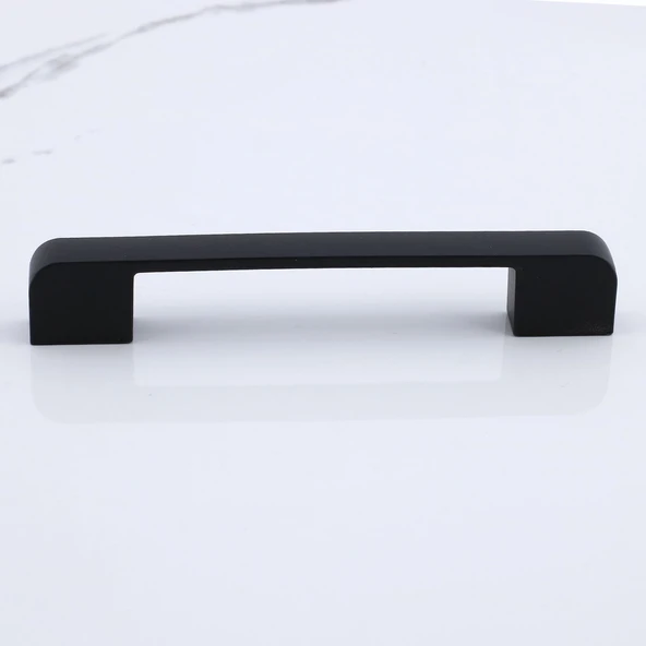 Metal Kulp 96 mm -9.6 cm Mobilya Çekmece Mutfak Dolabı Dolap Kulpları Kulbu Kulpu Siyah - 3