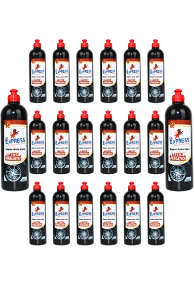 Lastik Parlatıcı 500 ml Sünger Hediyeli 20 Adet