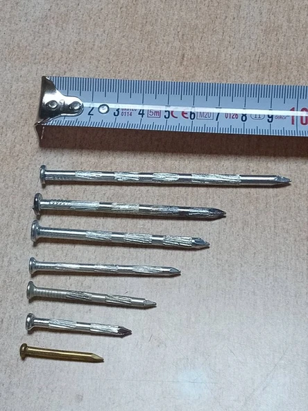 KARIŞIK ÇELİK ÇİVİ SETİ (3-4-5-6-7-8-10 cm) TOPLAM 70 AD