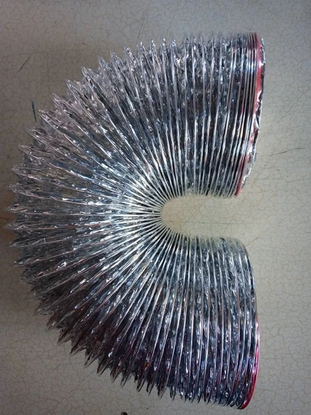 2 MT ÇELİK TELLİ ASPİRATÖR AKORDİYON BORU 12 cm ÇAP