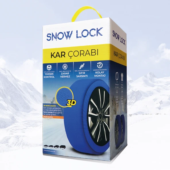 SnowLock 165/65R14 Kar Çorabı - Resim 2