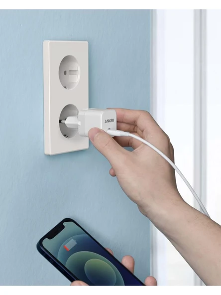 Anker PowerPort III Cube A2149 20 W Type-C Hızlı Şarj Adaptörü Outlet - 2