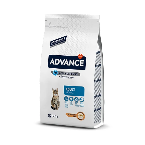 Advance Adult Tavuklu Yetişkin Kedi Maması 1,5 Kg ürün görseli