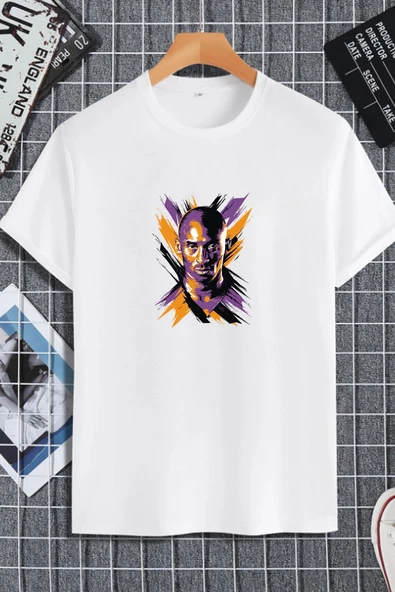macklin Unisex Kadın Erkek Kobe Bryant Baskılı Oversize T-shirt
