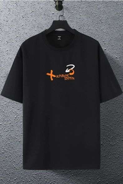 macklin Unisex Kadın Erkek Official X Ön Ve Arka Baskılı Oversize T-shirt - 2