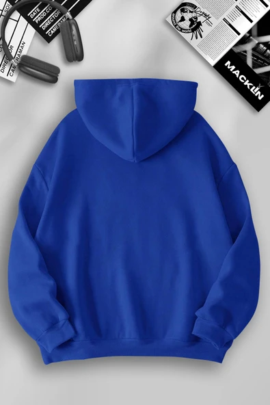 macklin Unisex Kadın Erkek Jeon Jungkook BTS Özel Tasarım Baskılı Kapşonlu Sweatshirt - 2