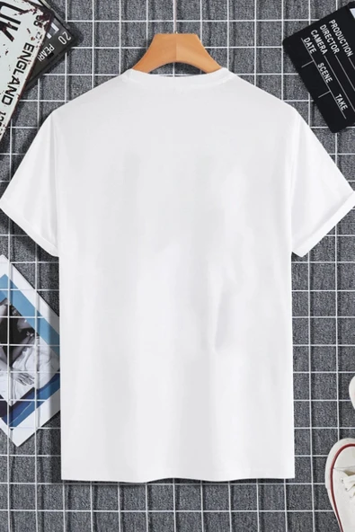 macklin Unisex Kadın Erkek Silent Skull Baskılı Oversize T-shirt - 2