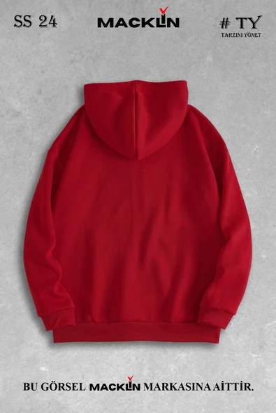 macklin Unisex Kadın Erkek Kapüşonlu Baby Yoda Baskılı Fermuarlı Sweatshirt Polar Ceket - 2