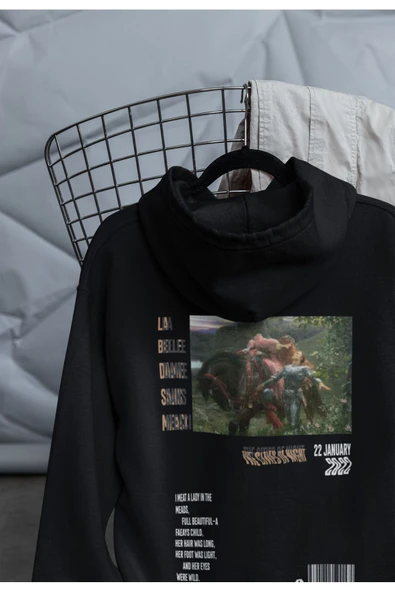 macklin Unisex Kadın Erkek  Callejeros  Ön Arka Baskılı Özel Tasarım Baskılı Kapşonlu Sweatshirt
