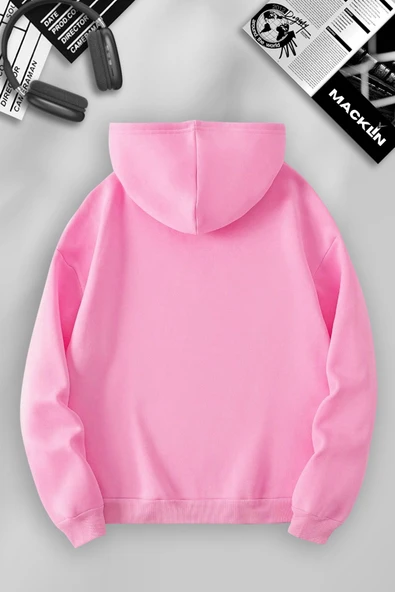 macklin Unisex Kadın Erkek Kim Taehyung BTS Özel Tasarım Baskılı Kapşonlu Sweatshirt - 2