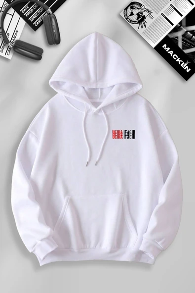 macklin Unisex Kadın Erkek Uchiha İtachi Anime Ön ve Arka Özel Tasarım Baskılı Kapşonlu Sweatshirt - 2