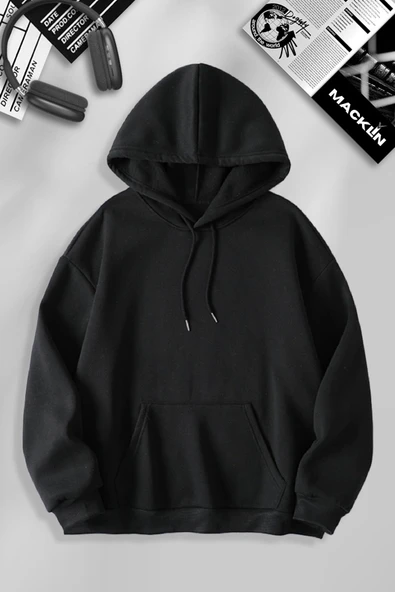 macklin Unisex Kadın Erkek Hızlı ve Öfkeli Bullet Suki EVO IX SIRT Baskılı Özel Tasarım Kapşonlu Sweatshirt - 2