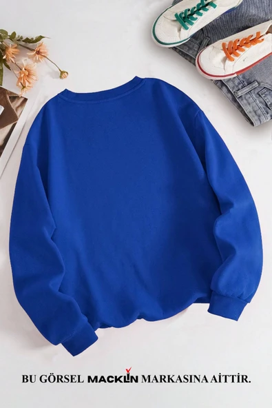 macklin Unisex Kadın Erkek Battle With Medusa Özel Tasarım Baskılı Bisiklet Yaka Sweatshirt - 2