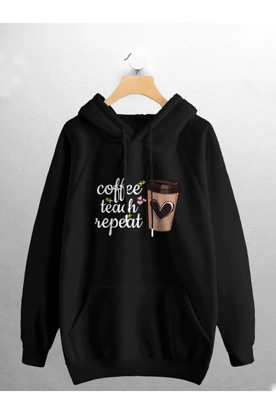 macklin Unisex Kadın Erkek Coffe Baskılı Sweatshirt