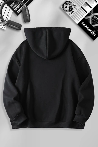 macklin Sevgili Çift Kombini Spiderman ve Hello Kitty Baskılı Yılbaşı Temalı Kapüşonlu Sweatshirt 2li - 2