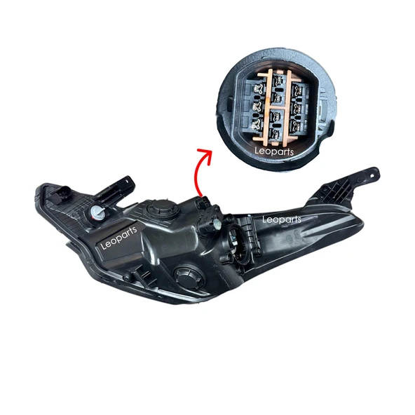 LEOPARTS Hyundai İ20 Far Lambası Sağ (Ledli - Mercekli) 2014-2019 92102-C8200 - Resim 2
