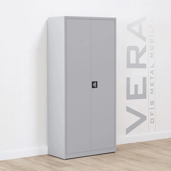 Metal Dolap 2 kapılı dolap Kiler Dolabı Kilitli Dolap Ofis Dolapları Arşiv , Garaj , Bahçe , Balkon - 1