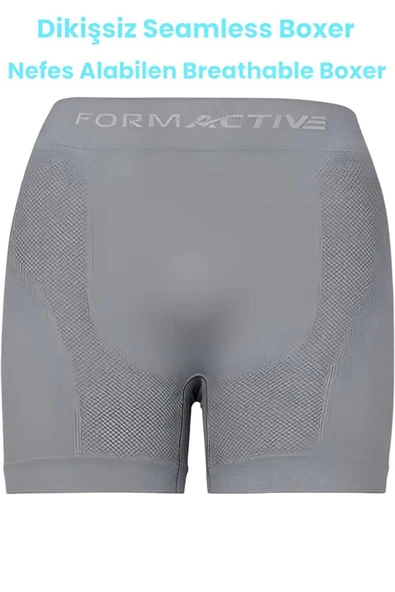 Erkek Dikişsiz/Seamless Nefes Alabilen Boxer - 6