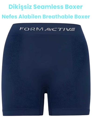 Erkek Dikişsiz/Seamless Nefes Alabilen Boxer 2'li Set - 6