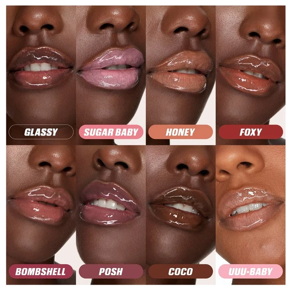 HUDA BEAUTY Gloss Haute Brilliance  UUU Baby - Dolgunlaştırıcı Etkili Dudak Parlatıcısı - 4