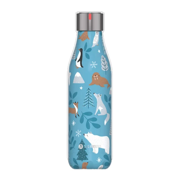 Les Artistes Paris Isı Yalıtımlı Çelik Termos 500ml Polar  Çok Renkli 500 ML - 6