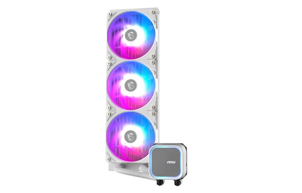 MSI MAG CORELIQUID A13 360 WHITE 360 mm ARGB Sivi Islemci Sogutucusu - 2
