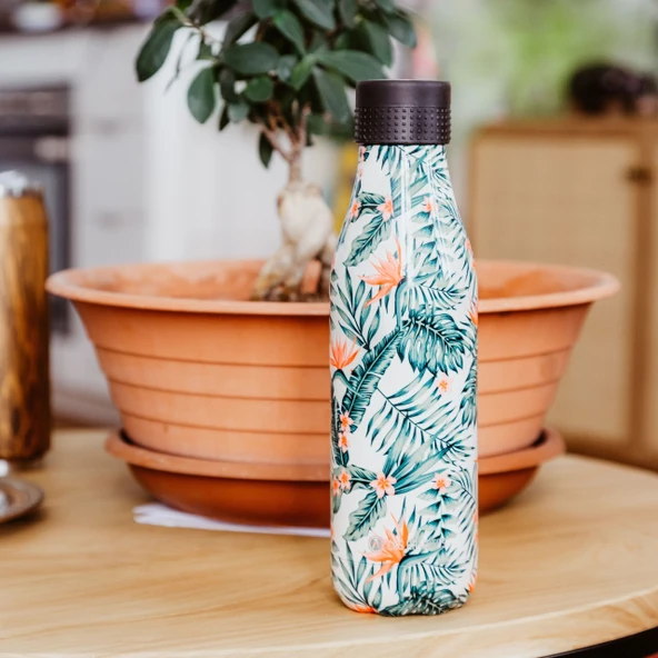 Les Artistes Paris Isı Yalıtımlı Çelik Termos 500ml Farm  Çok Renkli 500 ML - 9