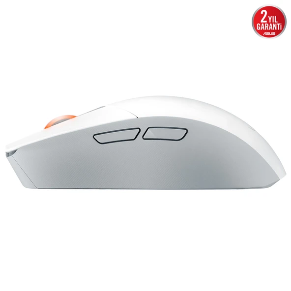 ASUS ROG STRIX IMPACT III WIRELESS ULTRA HAFIF 36000 DPI SENSÖR 2.4GHz BLUETOOTH DEGISTIRILEBILIR SWITCH OYUNCU MOUSE BEYAZ - 5