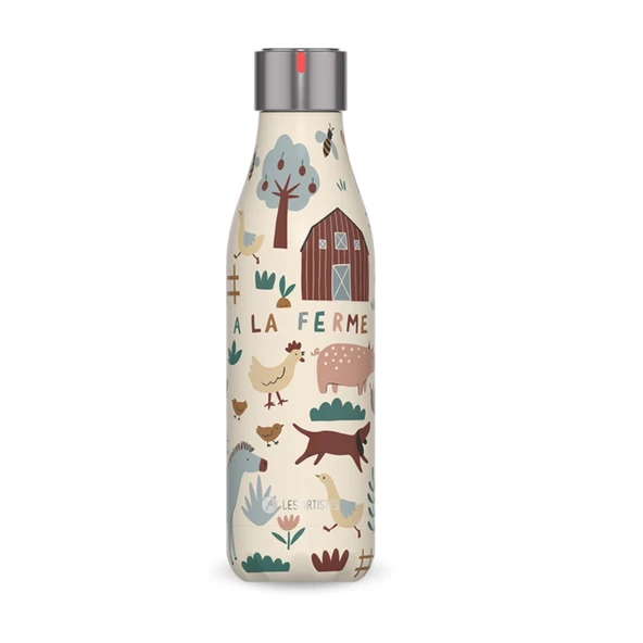 Les Artistes Paris Isı Yalıtımlı Çelik Termos 500ml Farm  Çok Renkli 500 ML - 6