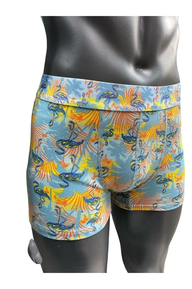 Erkek Karışık Pamuklu Esnek 4'lü Boxer Paketi 2304 - 2