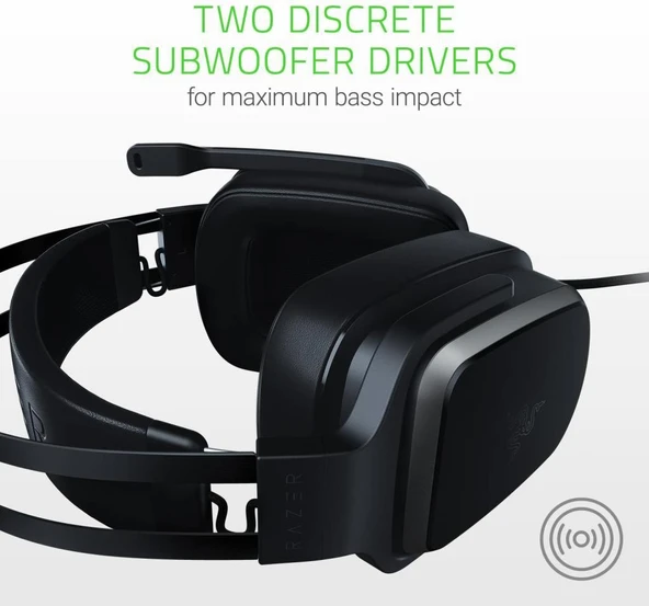 Razer Tiamat 2.2 v2 Oyun Kulaklığı: Çift Subwoofer - Sıralı Ses Kontrolü - 3