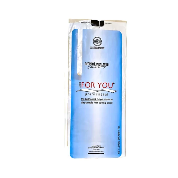 More For You Tek Kullanımlık Saç Kesim Örtüsü 50 Adet ürün görseli