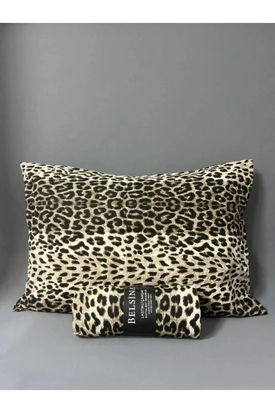 Shopyteks Leopar Desenli Çift Kişilik Lastikli Çarşaf Seti Battal Boy 180x200 - 2