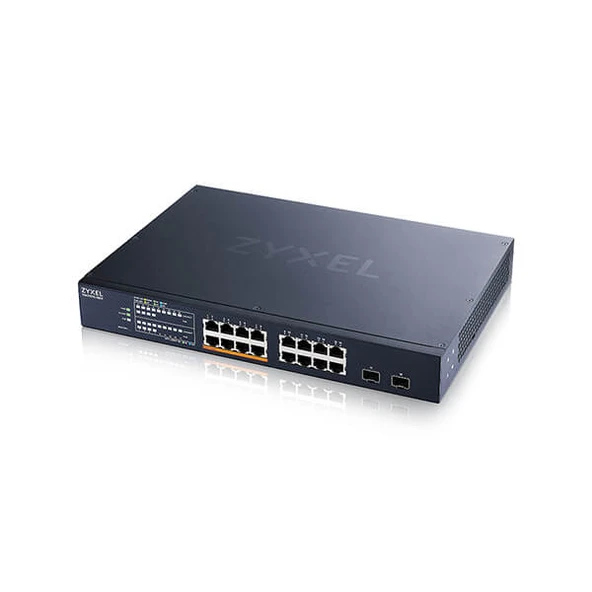 ZYXEL  XMG1915-18EP 16-PORT 2.5GbE 2 SFP+ 8 x PoE++ 180W SMART MANAGED SWITCH