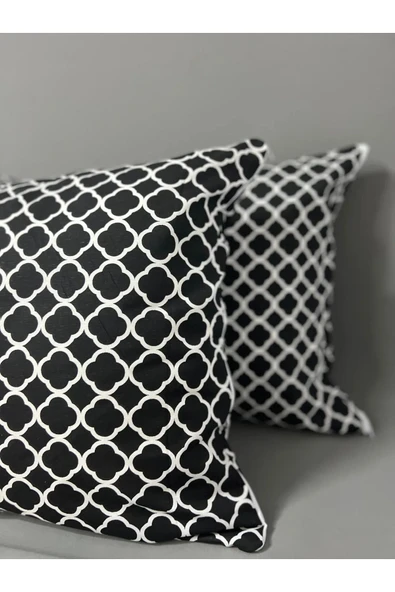 Shopyteks Pamuklu 2 Adet Fermuarlı Yastık Kılıfı - Resim 3