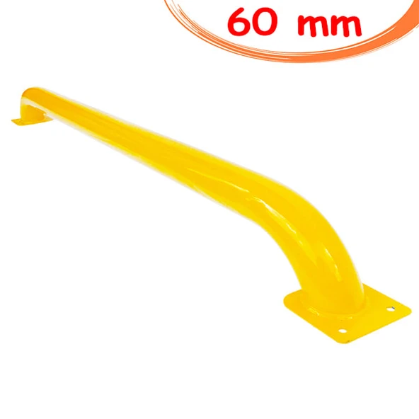 Otopark Araç Stoperi Ankara Araç Stoper Otopark Ayırıcı Yaslama Demiri 155cm Ø60mm 2mm Mavi