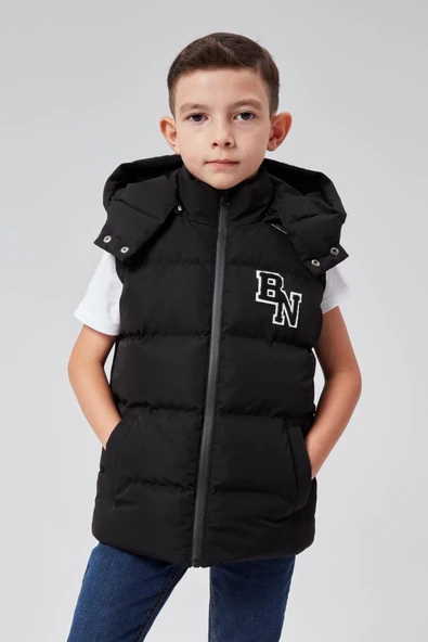 Kapüşonlu Erkek Çocuk Şişme Yelek 51310 ürün görseli 1