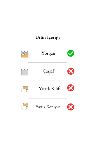 Shopyteks Çift kişilik GRi Kare Welsoft Yorgan Çift Taraflı 195x215 - Resim 4