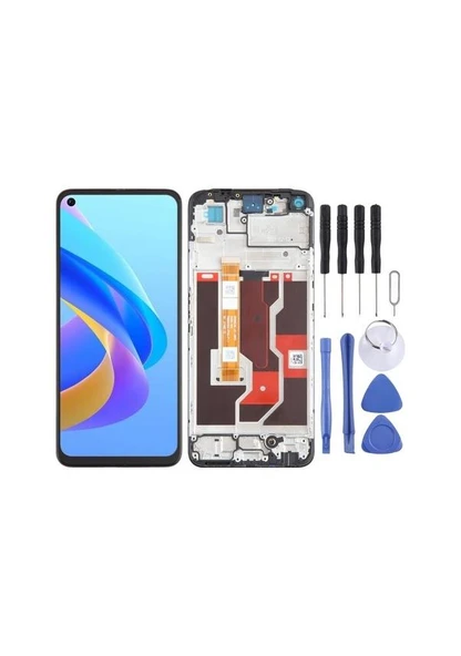Cbtx Oppo A76 4g Lcd Ekran Sayısallaştırıcı Uyumlu Çerçeveli Tam Montaj