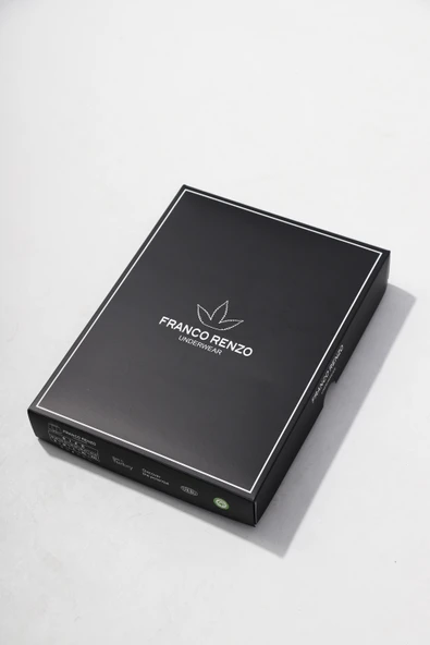 FRANCO RENZO Erkek 6'lı Lüx Kutulu Pamuklu Ve Likralı Boxer - 4